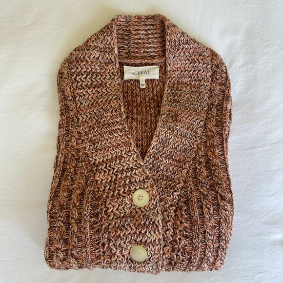 The Great. Chunky Knit Cardigan - Picture 15 of 16